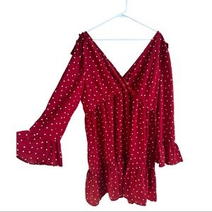 3X Polka Dot Heart Dress